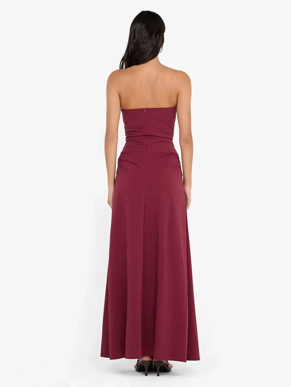  BEC + BRIDGE Angelina Strapless Maxi Dress - Plum - AU size 10 - Image 3