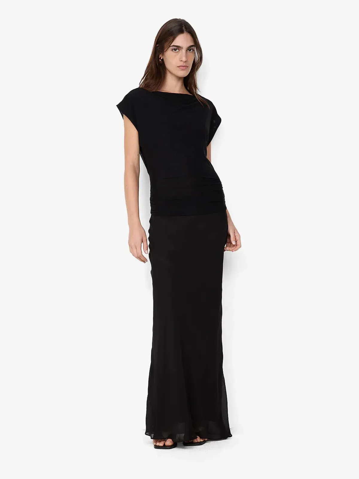 BEC & BRIDGE JEHNAYA ASYM MAXI BLACK / SIZE 8 - Image 1