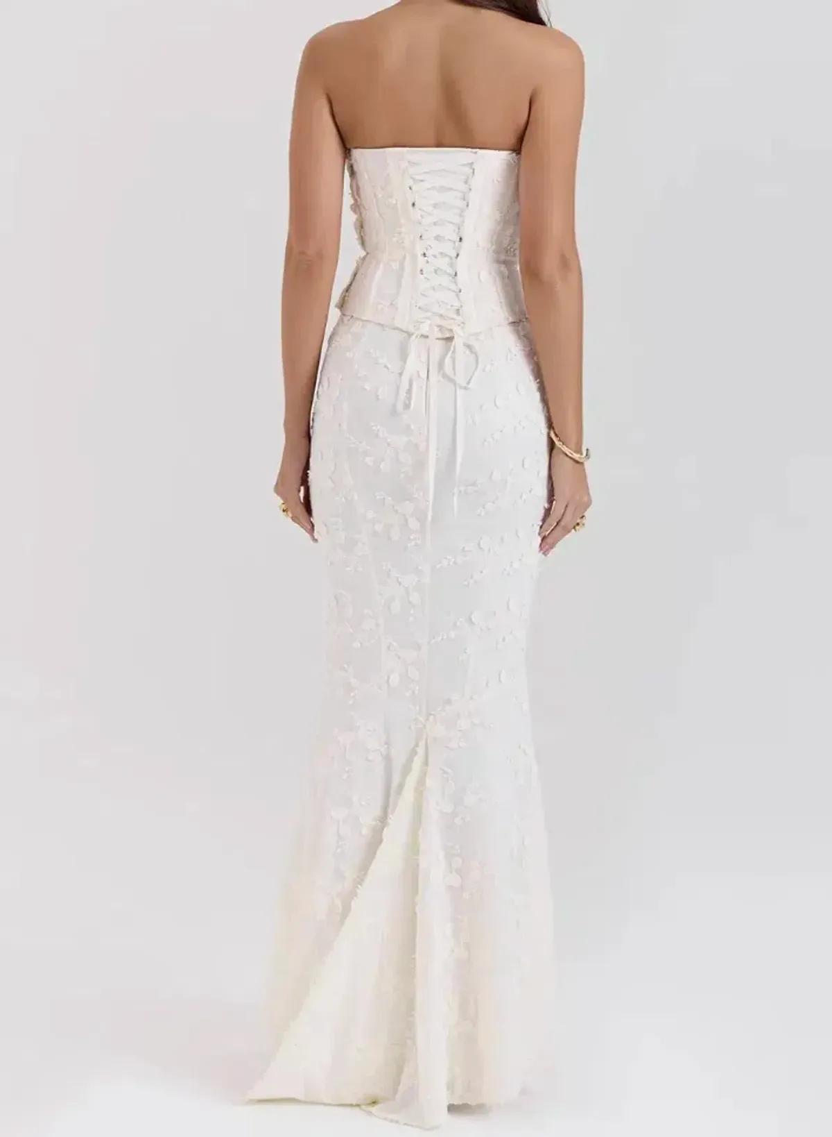 House of CB Embroidered Vintage Dress Size XS - Image 2
