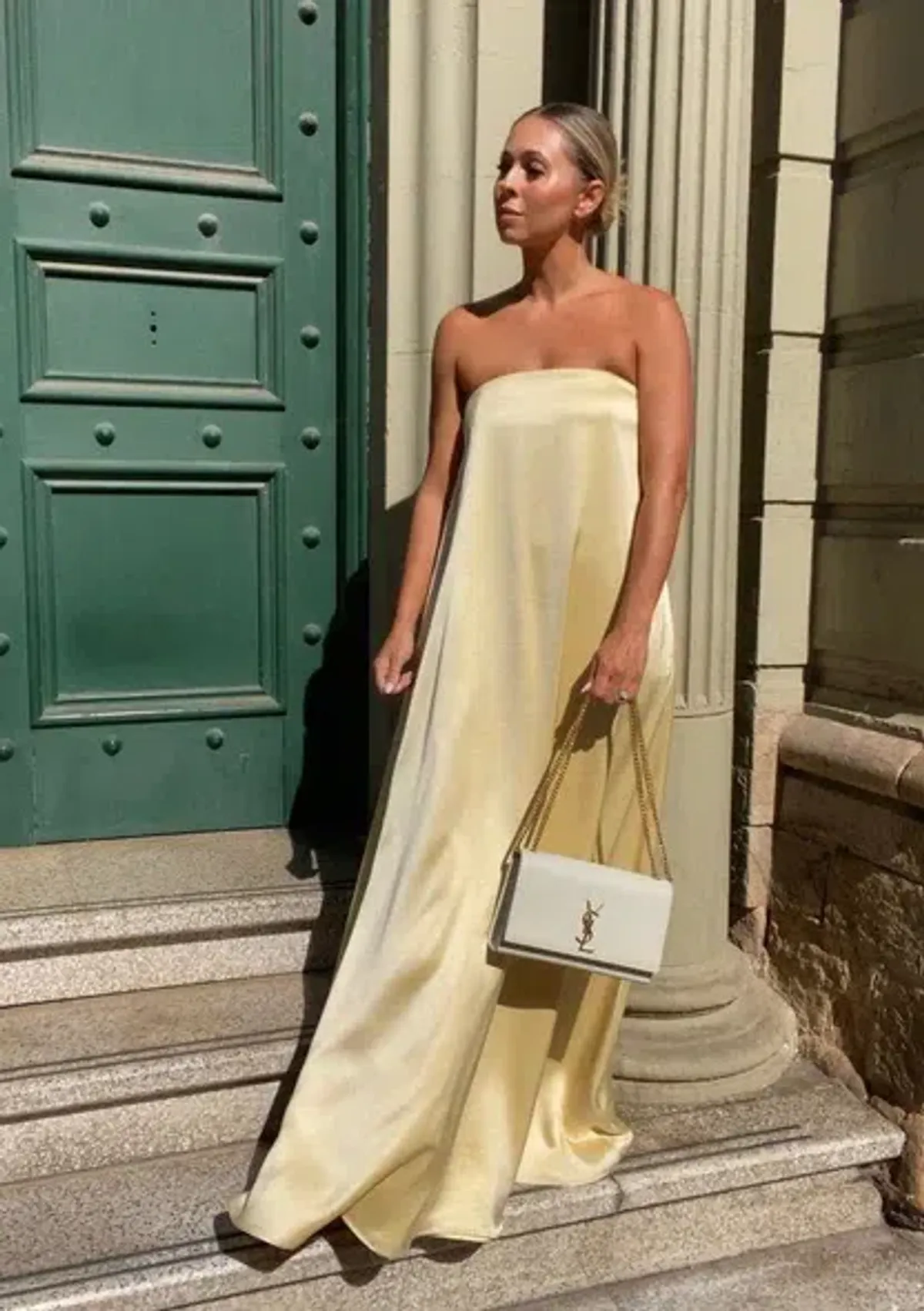 Anna Quan Delfina Maxi Dress Champagne Lemon Size 8 AU - Image 1