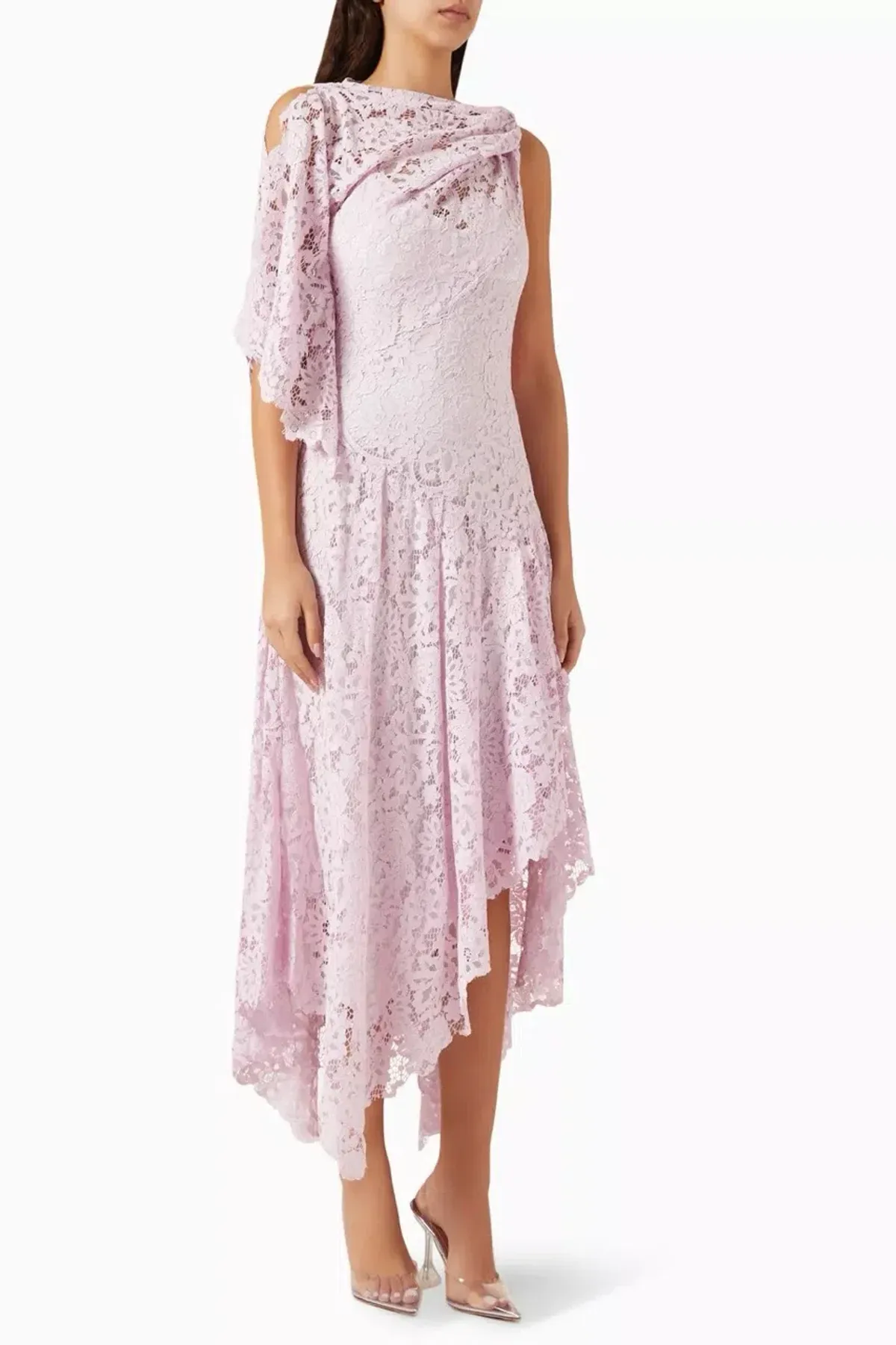 ANNA QUAN Lydia Dress Purple Lace 8 AU - Image 3