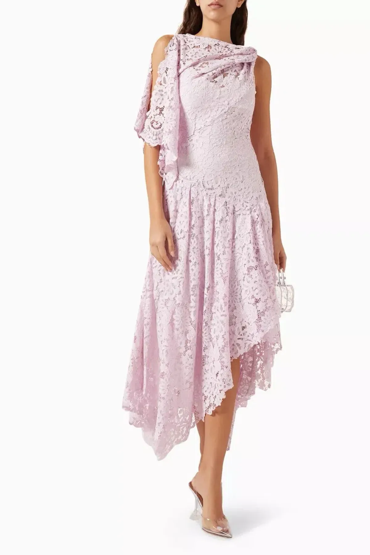 ANNA QUAN Lydia Dress Purple Lace 8 AU - Image 4