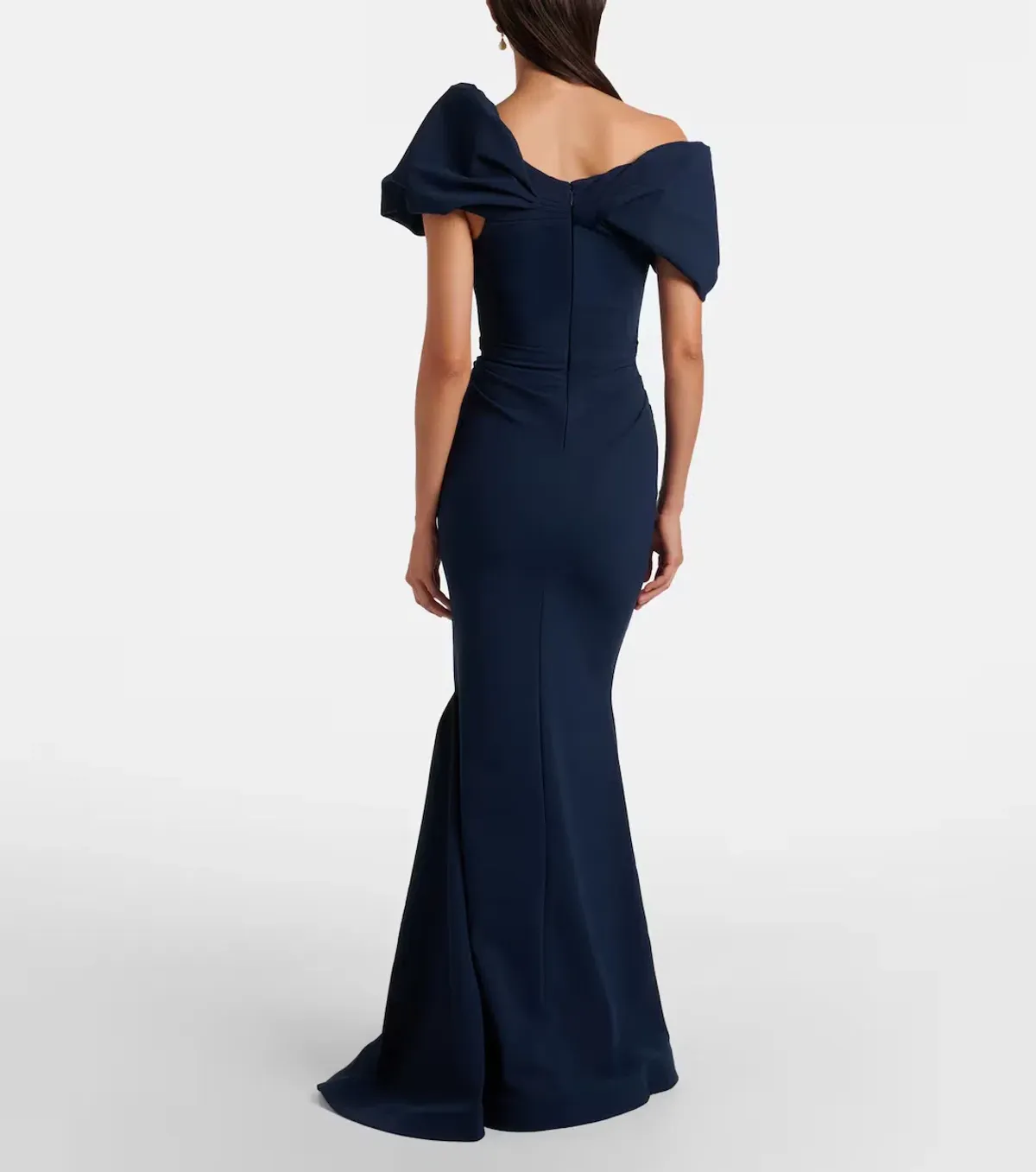 Rachel Gilbert Jade Maxi Gown in Navy Size 8 - Image 3
