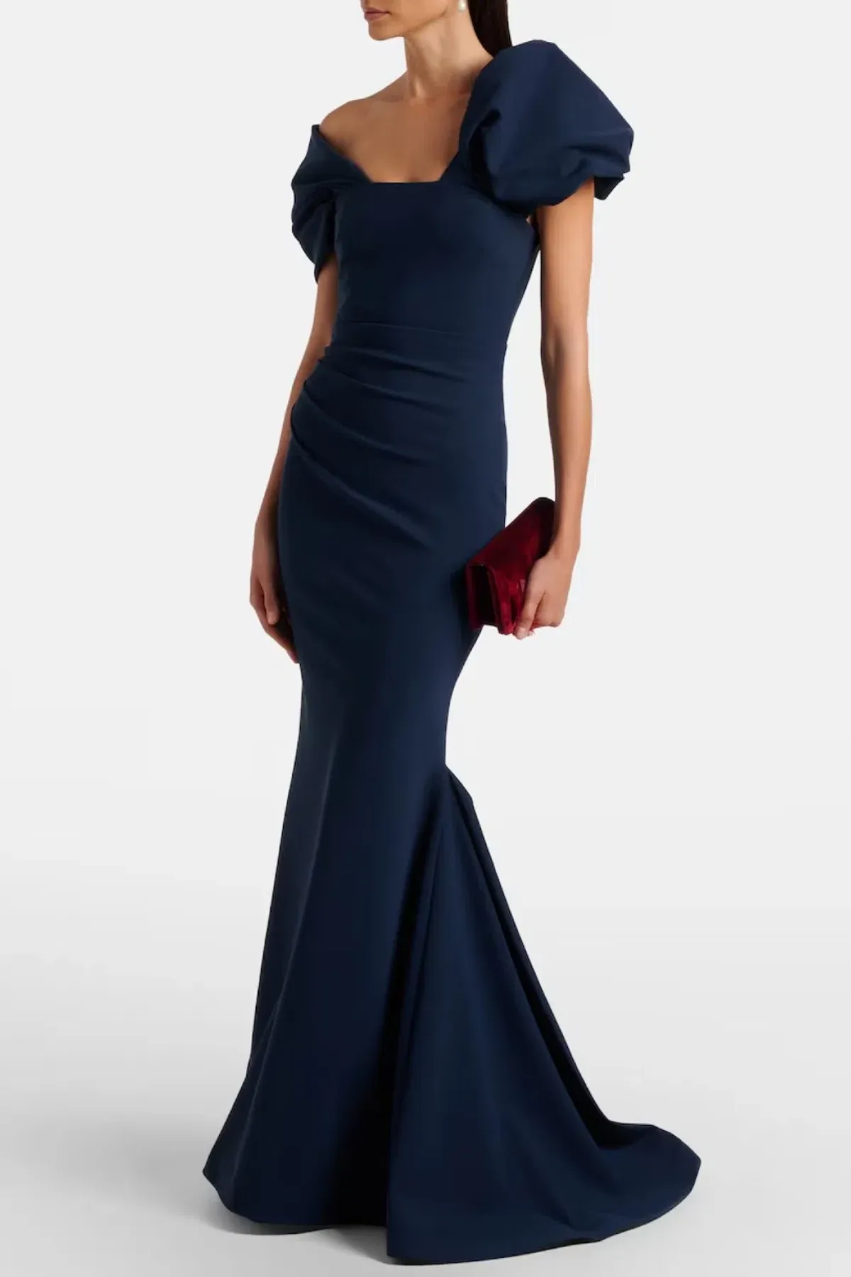 Rachel Gilbert Jade Maxi Gown in Navy Size 8 - Image 1
