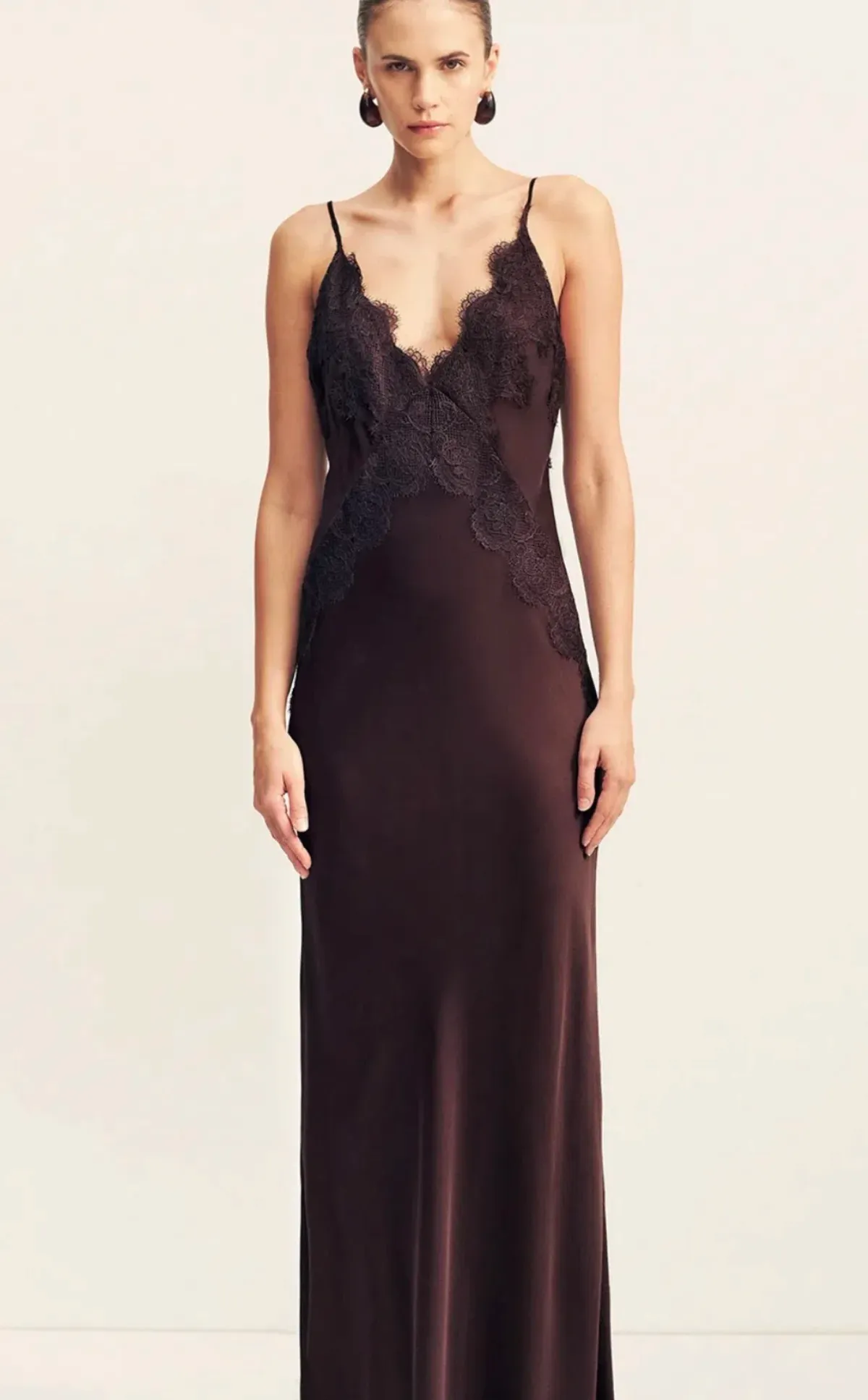Shona Joy Simona lace slip dress - Image 1