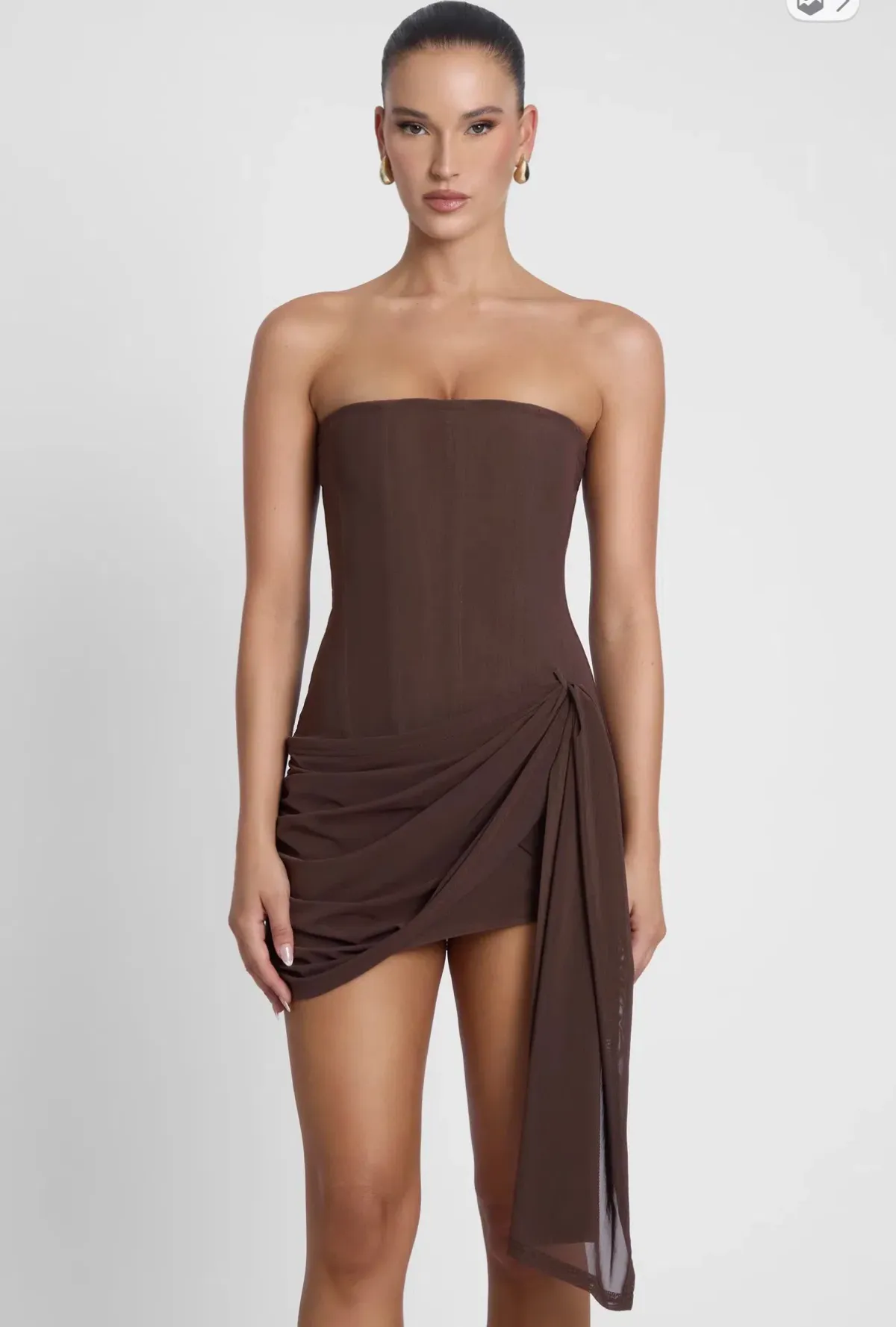 Leau Mira Mesh Corset Dress - Image 5