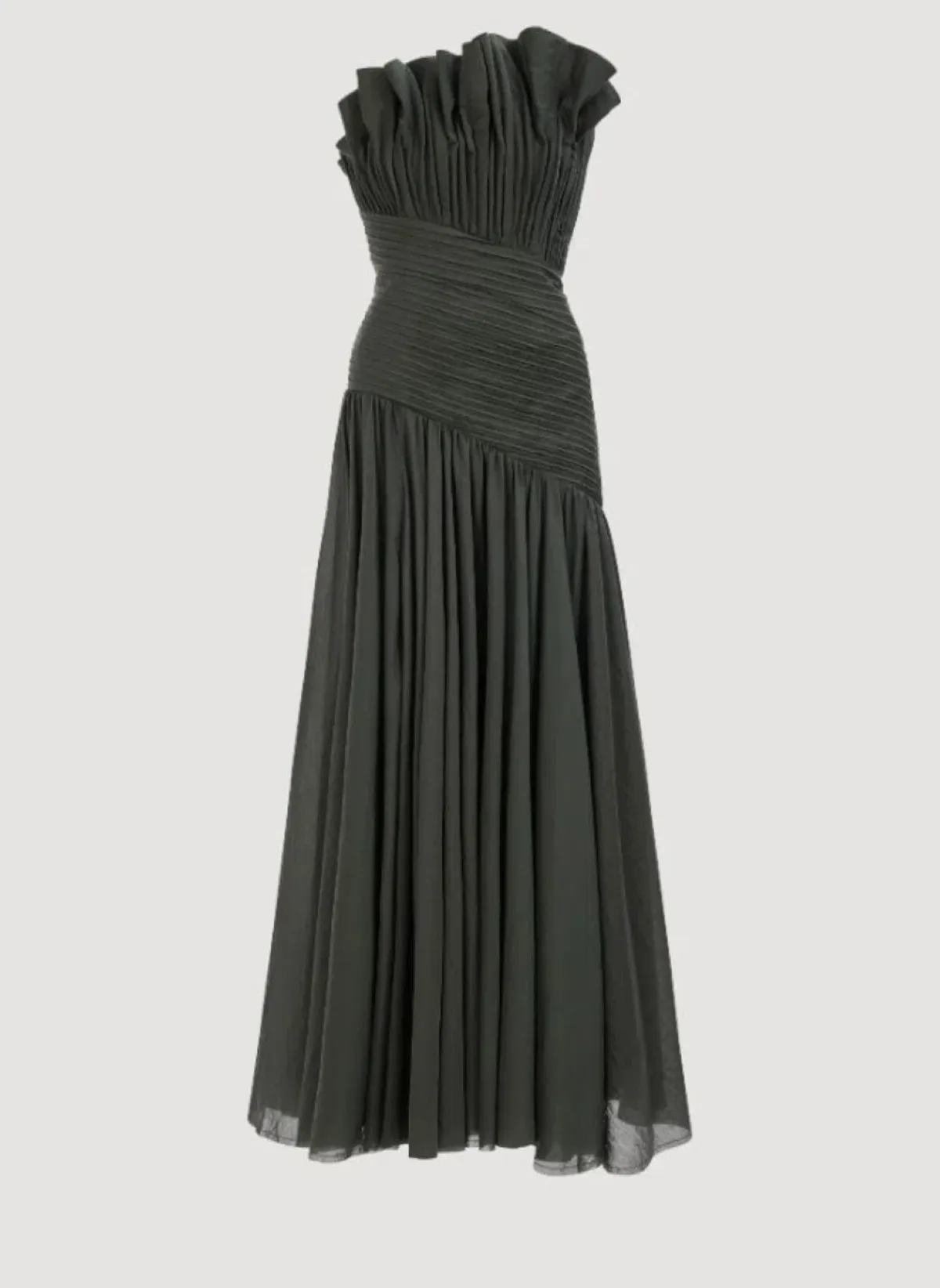 Aje Aquiline Maxi Dress in Hunter Green Size 16 - Image 2