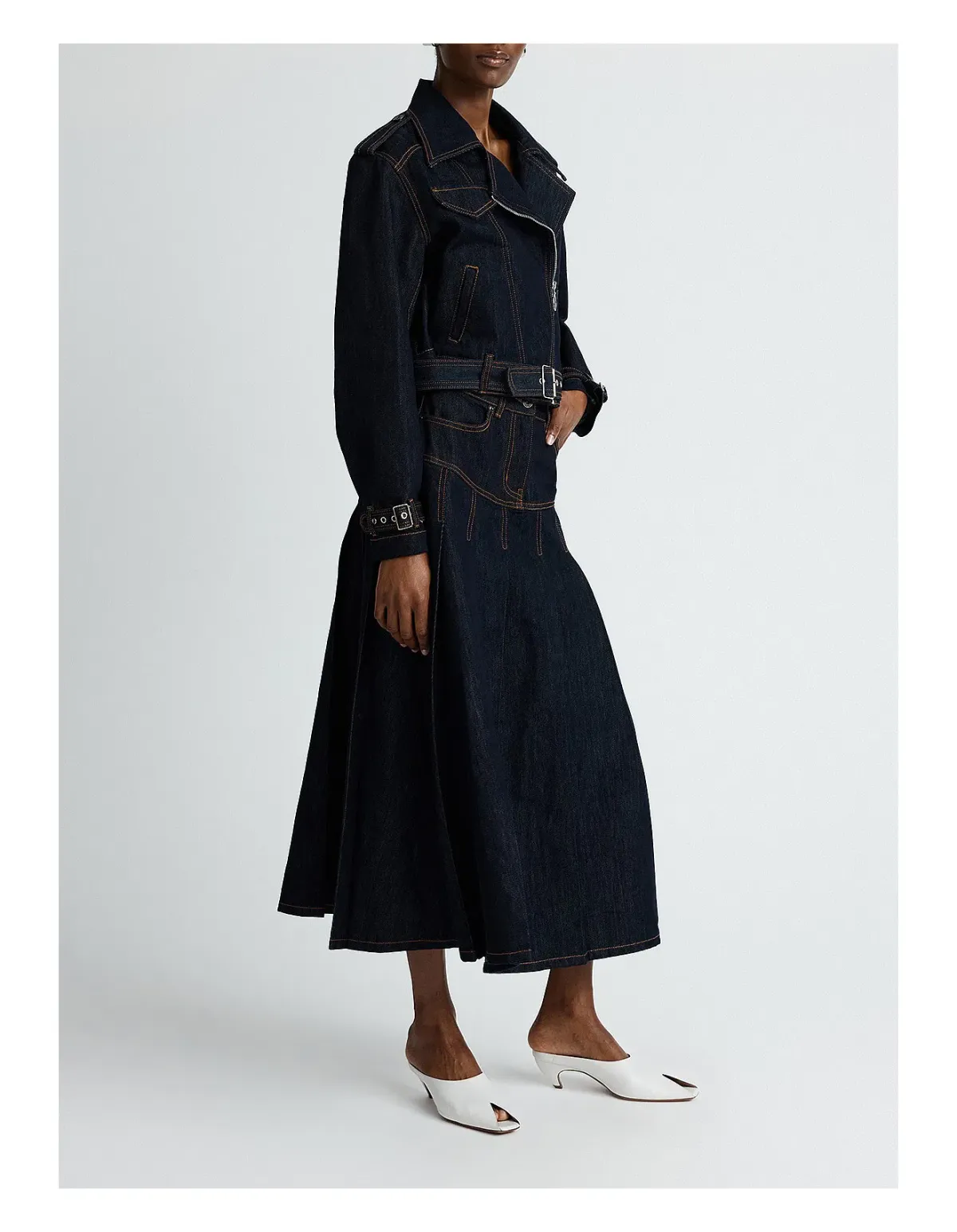 ANNA QUAN Phoenix Jacket Dark Indigo Denim Size 8 AU - Image 5