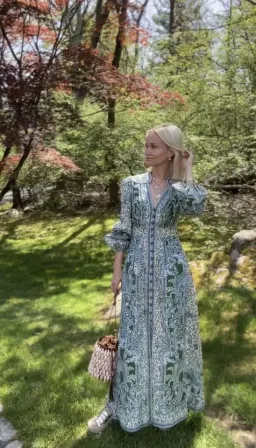 Zimmermann Ottie Plunge Midi Dress Size 2 / AU 12  for rent on The Volte - image 5