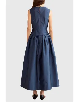 Lovaan Studios Wilma Midi Dress Size 12 Steel for rent on The Volte - image 3