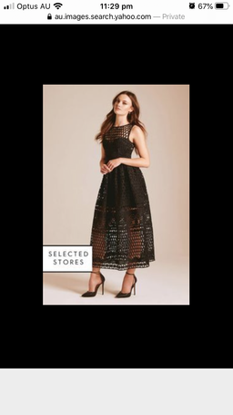 Sheike black Amelia lace dress size 8 for rent on The Volte - image 1