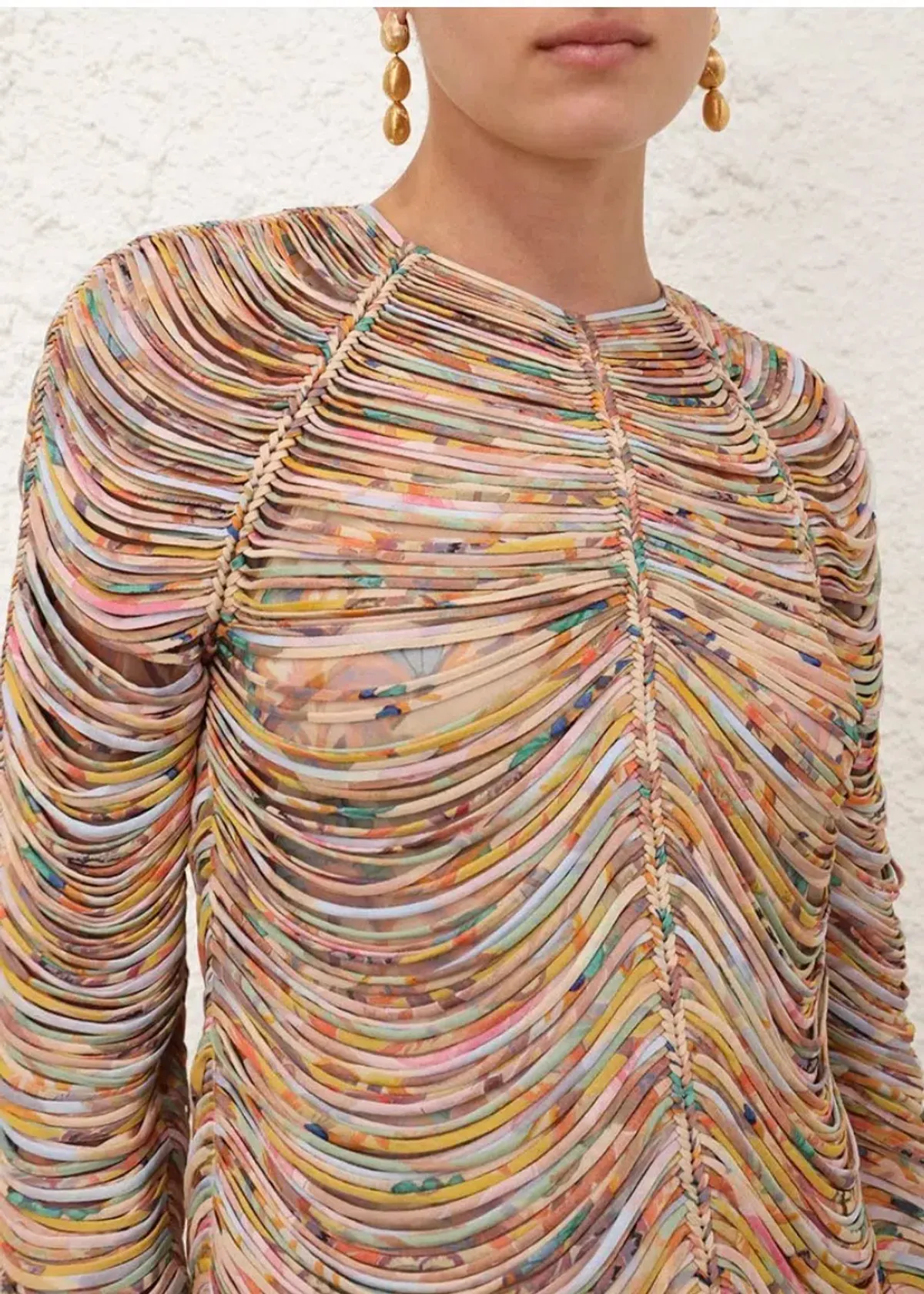 Zimmermann Pavillion Rouleaux Mini Dress Size 0/ AUS 8 - Image 4