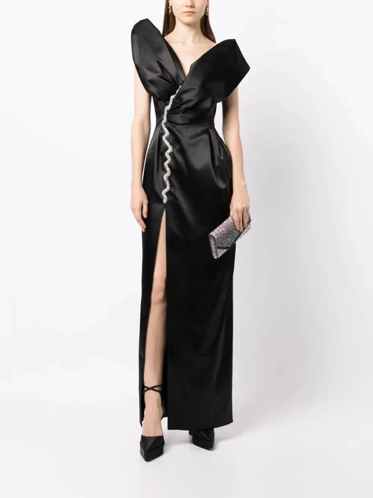 Rachel Gilbert Vivi Maxi Gown Black Size 0 / AU6 - Image 2