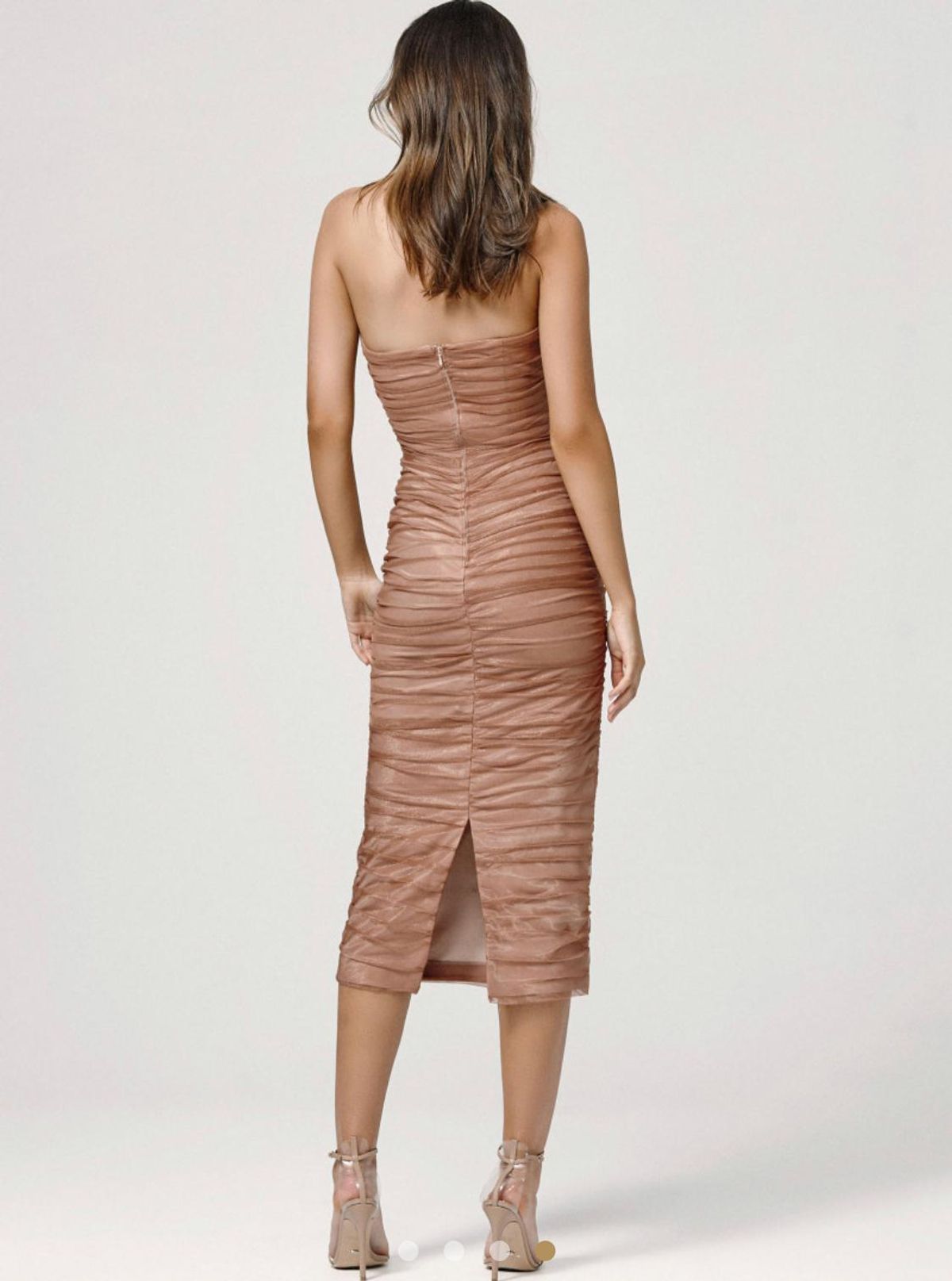 Lexi Courtney Dress brown size 8 - Image 3