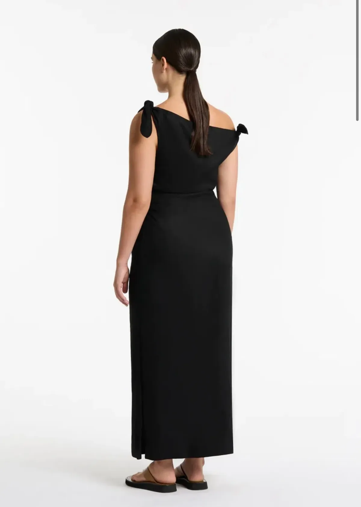 Sir The Label Off Shoulder Bettina Midi Dress Size 4/14 - Image 2