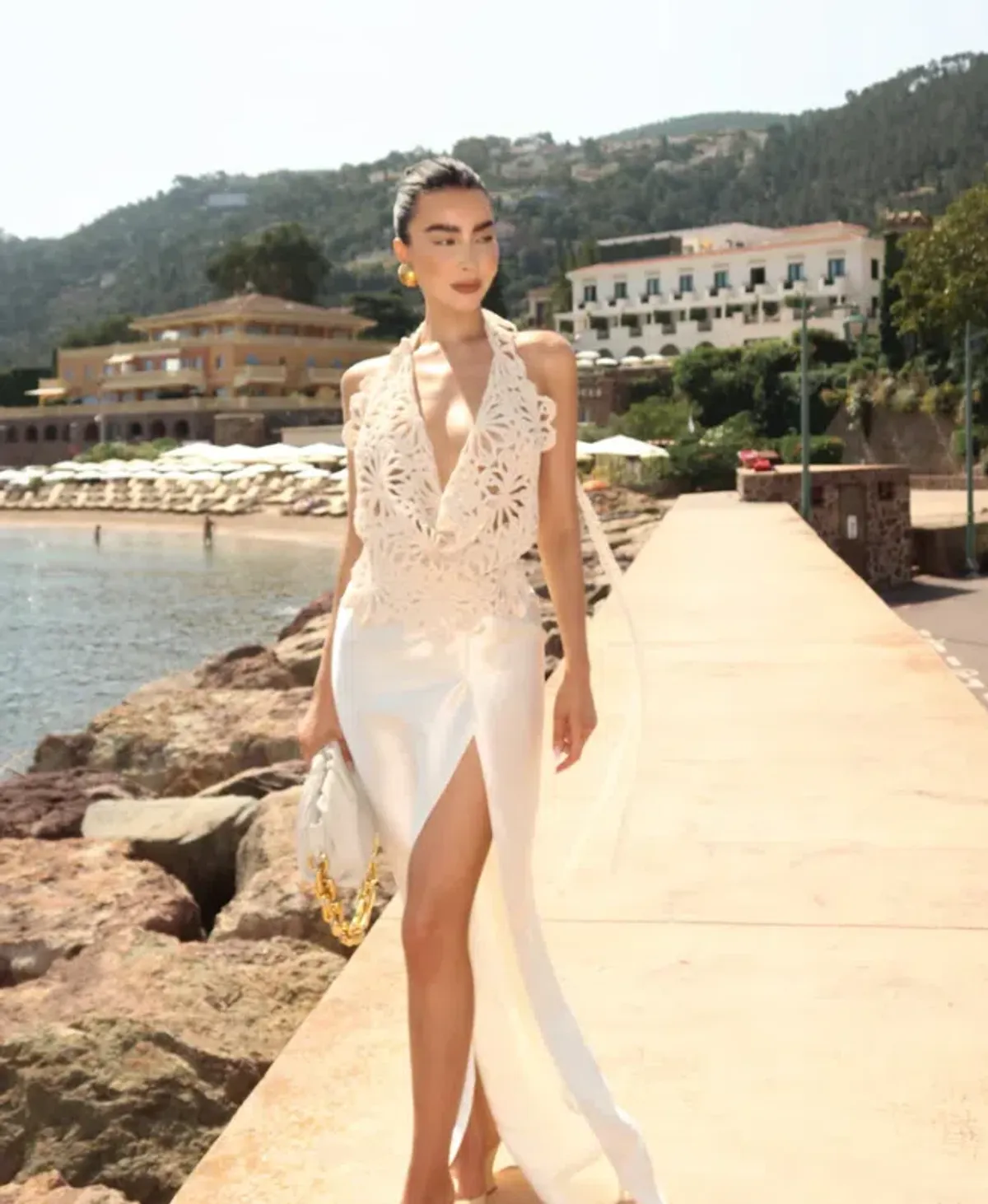 Khirzad Femme Florentina Macrame Top and Skirt Set - Image 6