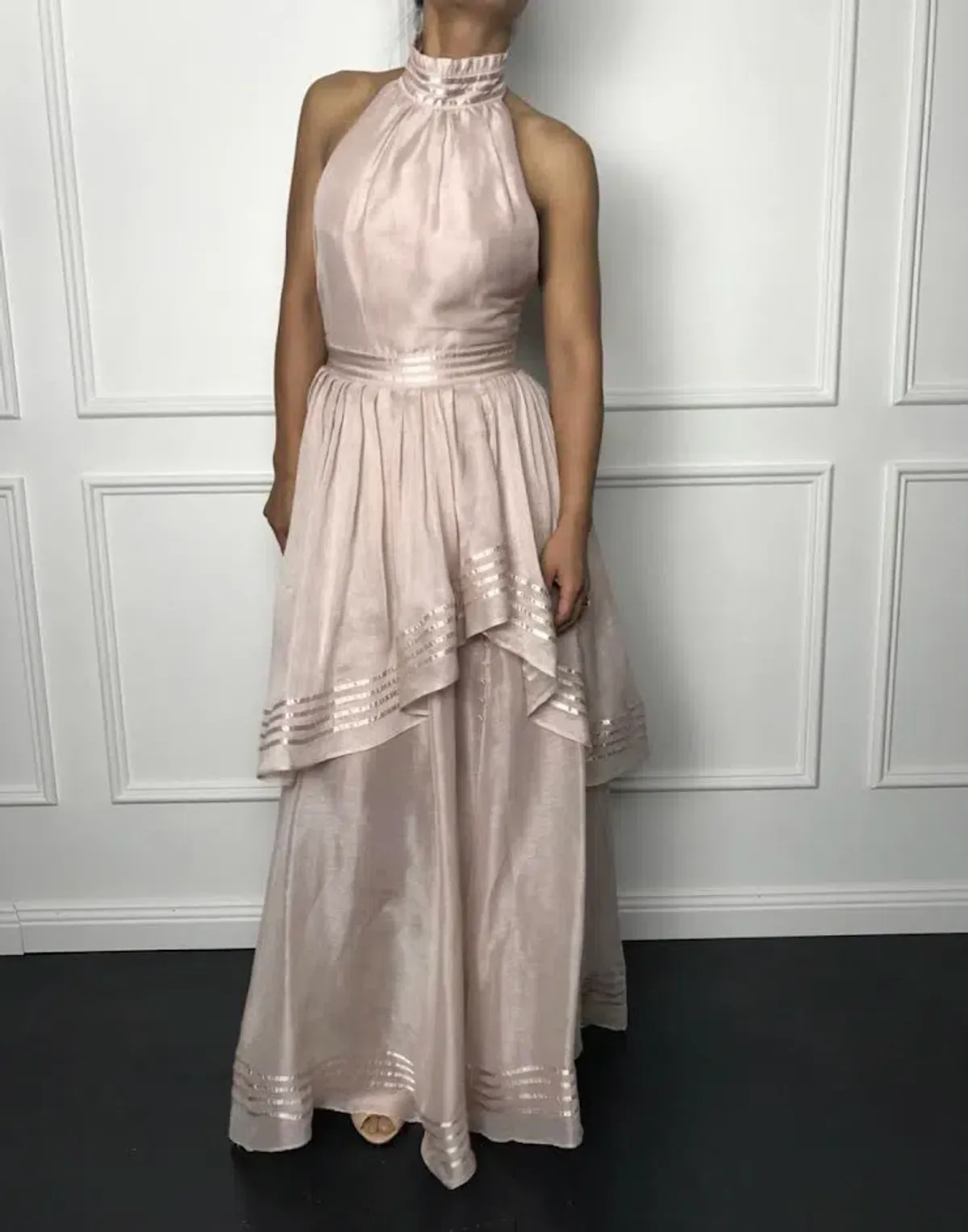 🩶 AJE Sienna Halter Maxi Dress – Silver Grey – Size 8 (AU) 🩶 - Image 10