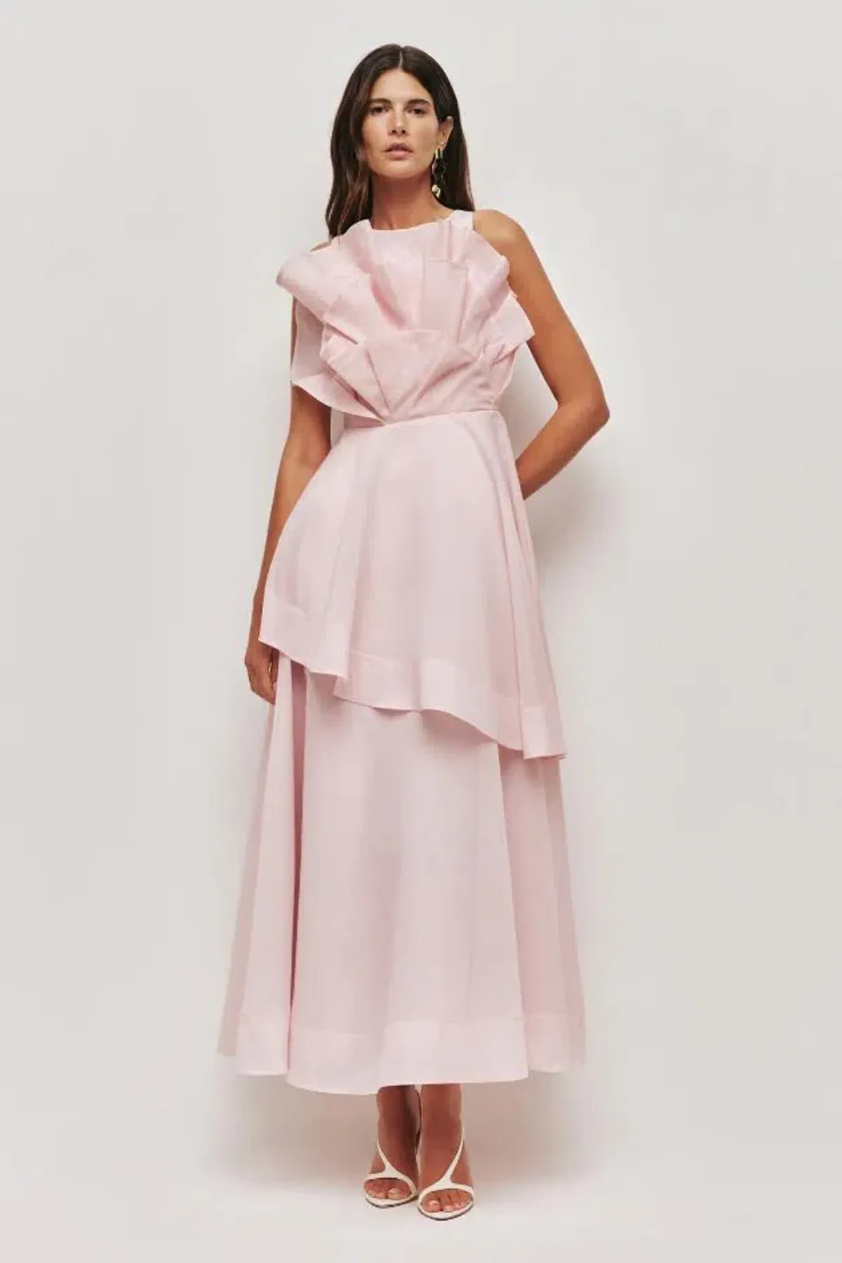 🌸 AJE Selestia Midi Dress - Size 10 AU - Ash Pink - Sleeveless Formal Outfit 🌸 - Image 2