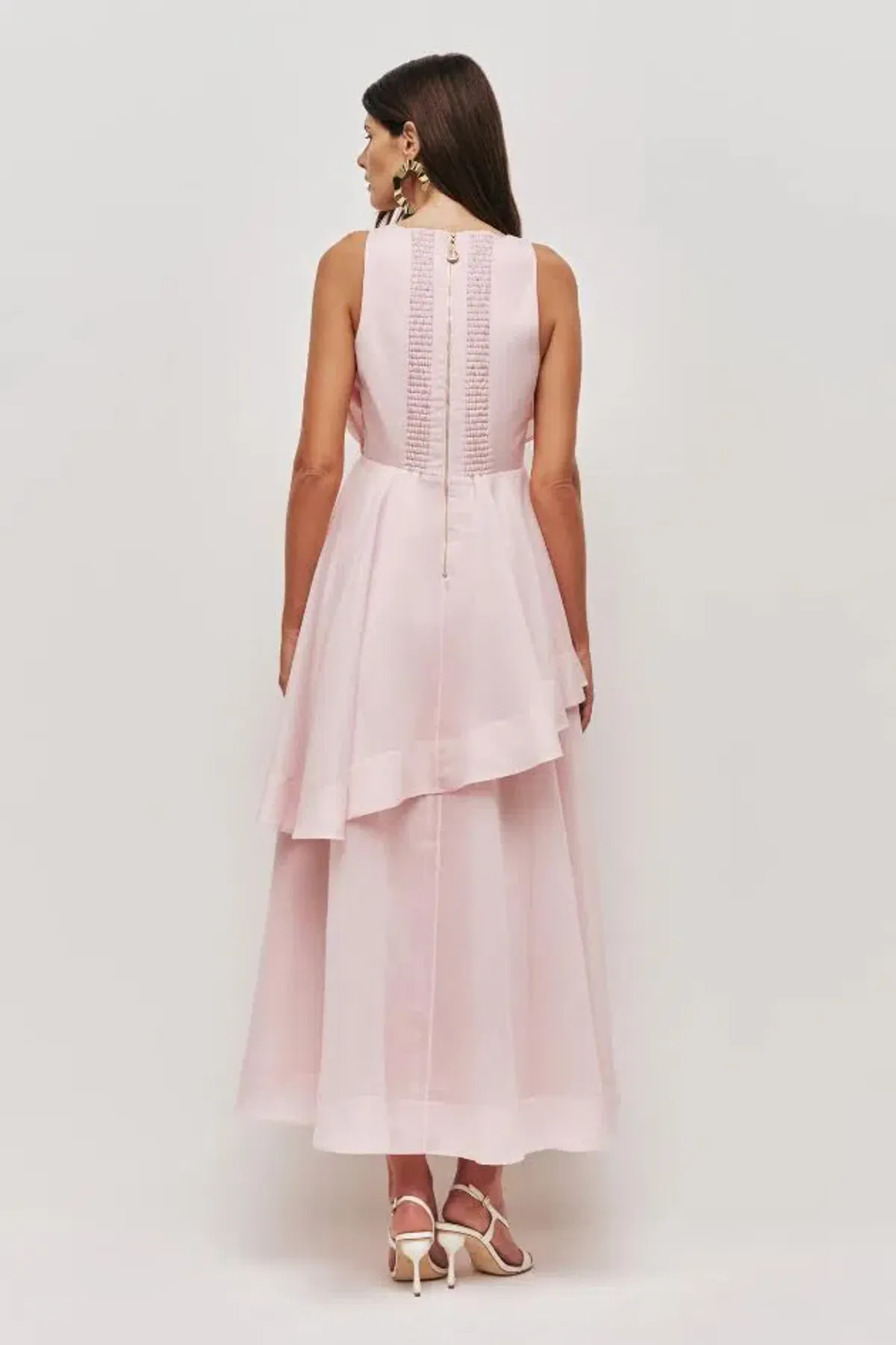 🌸 AJE Selestia Midi Dress - Size 10 AU - Ash Pink - Sleeveless Formal Outfit 🌸 - Image 3