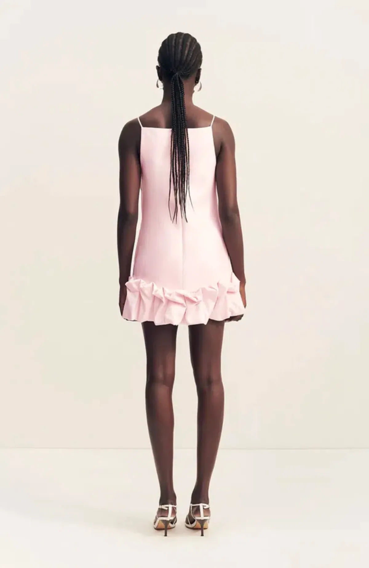 Shona Joy Otis Bubble Hem Mini Dress in Fairyfloss  - Image 2