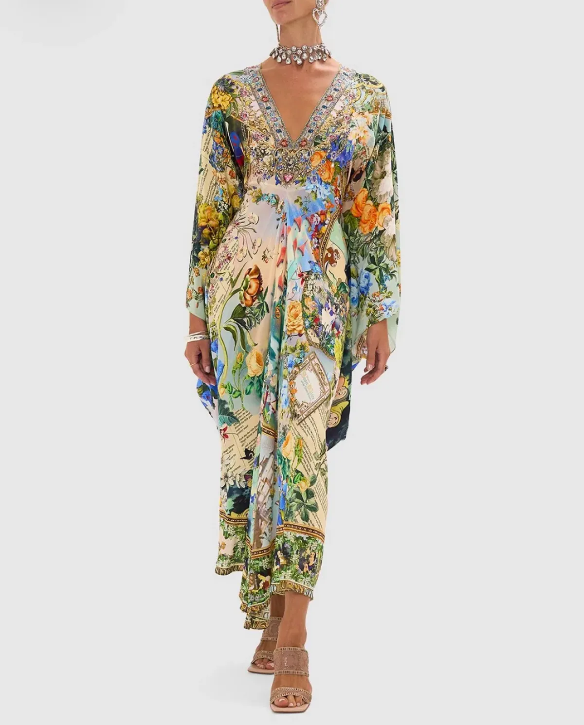 Camilla T Shape Long Kaftan - The Kindest One Of All Size One Size - Image 2
