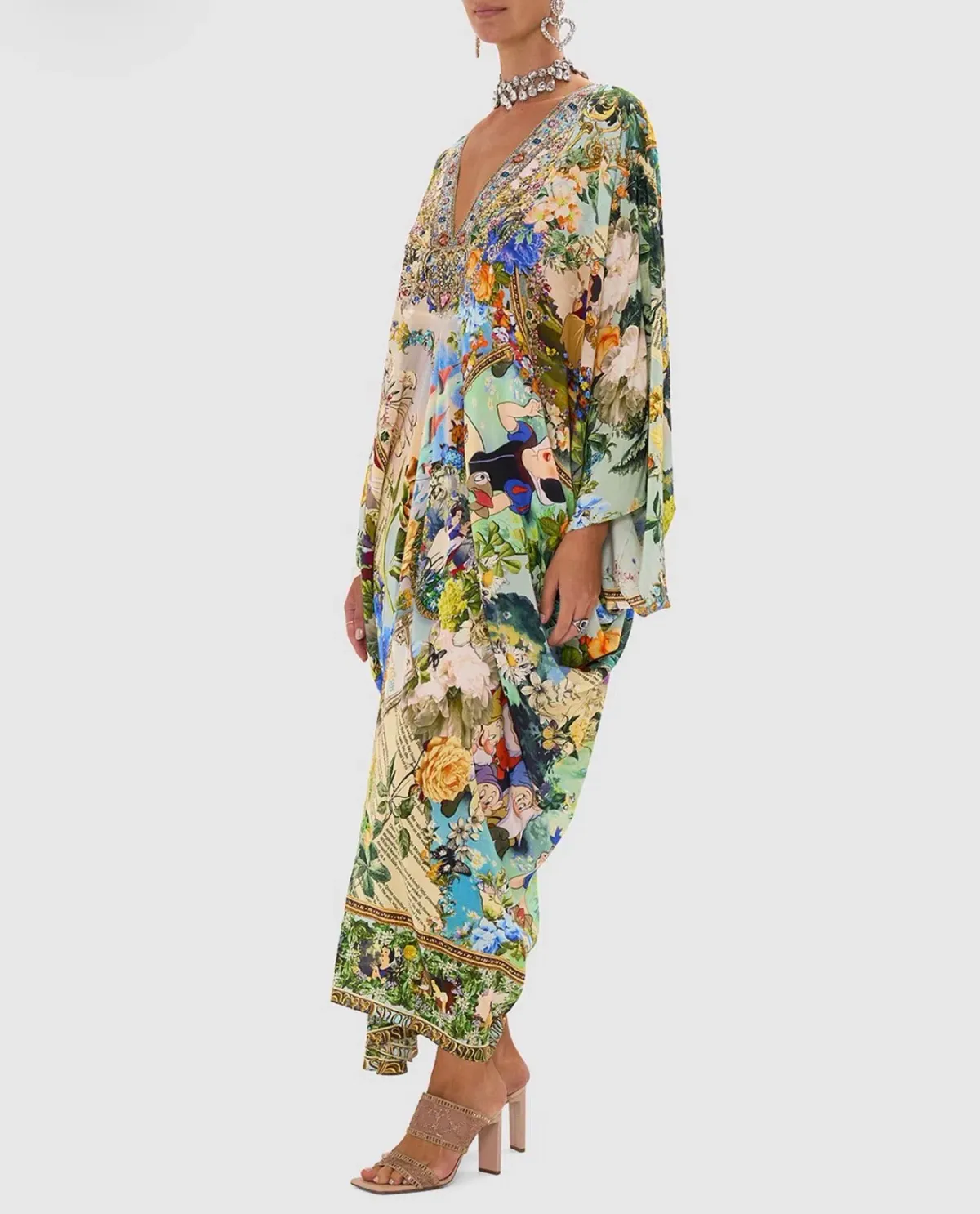 Camilla T Shape Long Kaftan - The Kindest One Of All Size One Size - Image 3