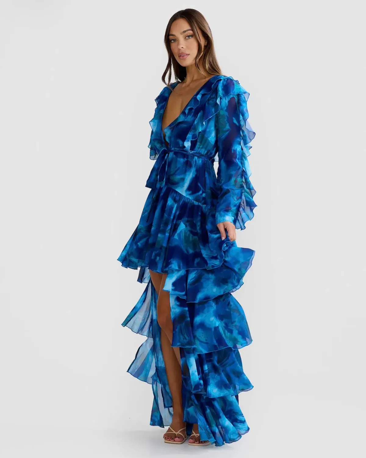 Derma Department Solana Dress Blue Size 18 - Image 1
