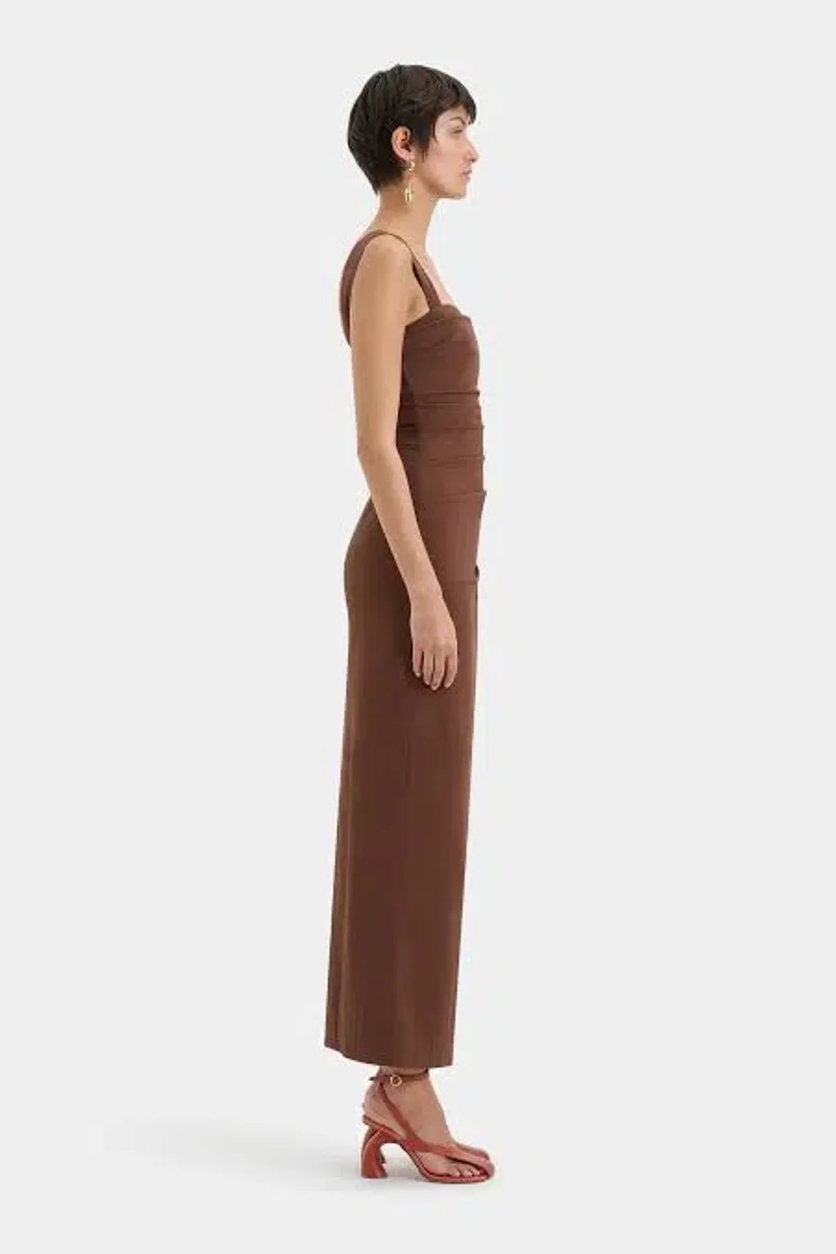 Sir Dahlia Brown Dress - Image 4