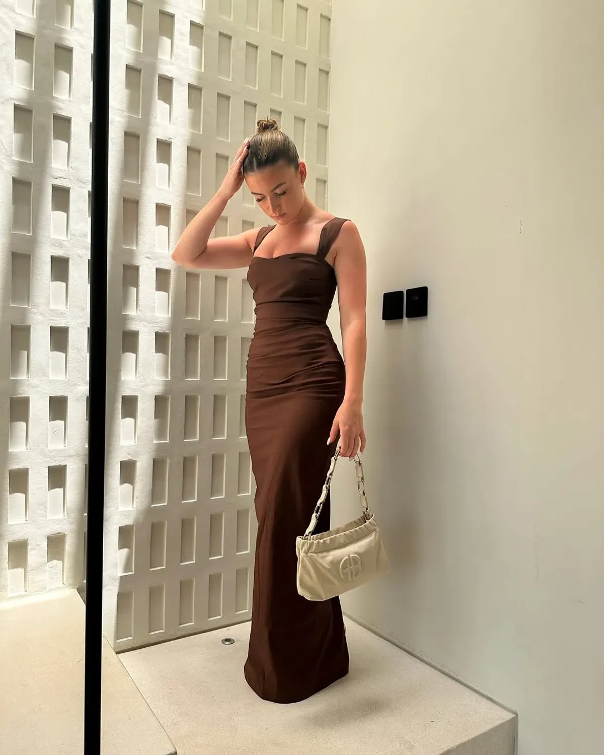 Sir Dahlia Brown Dress - Image 1