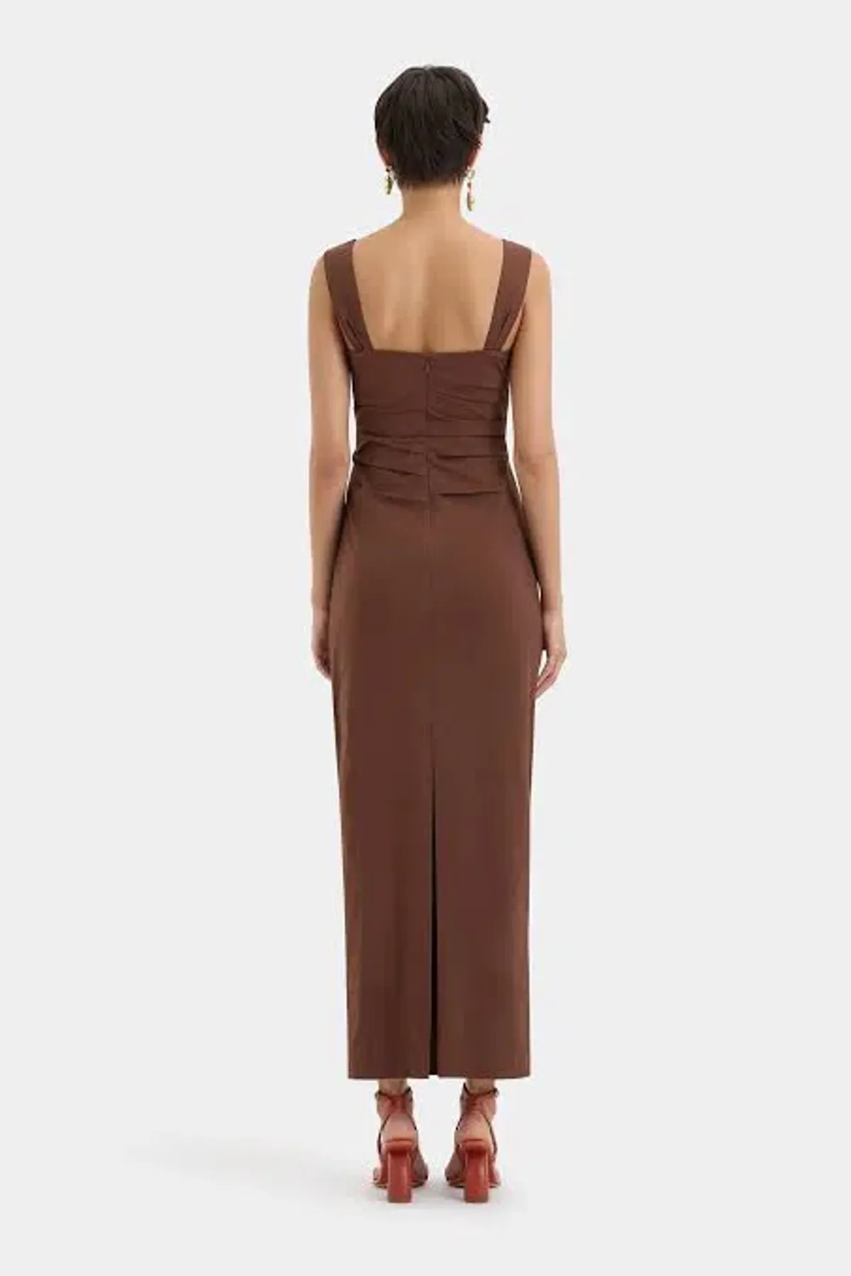 Sir Dahlia Brown Dress - Image 3