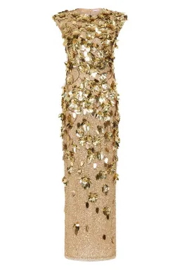 Rachel Gilbert Hugo Maxi Gown Gold Size 3 / AU12 for rent on The Volte - image 5