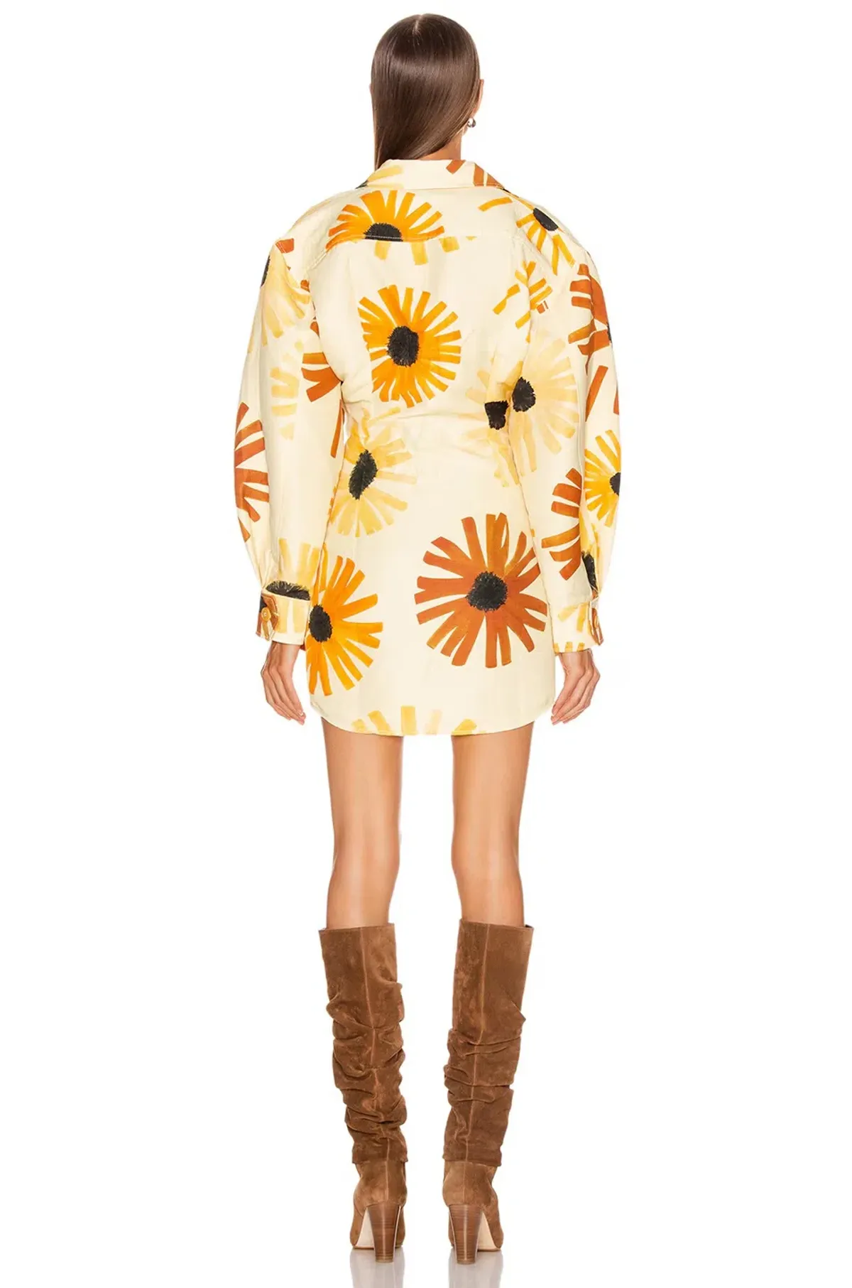 Jacquemus La Collectionneuse Yellow Dress Size 38 / AU 10 - Image 2