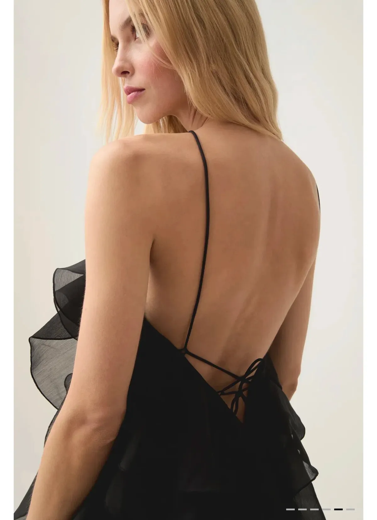 AJE PANDOREA LAYERED MAXI DRESS BLACK 16 - Image 5