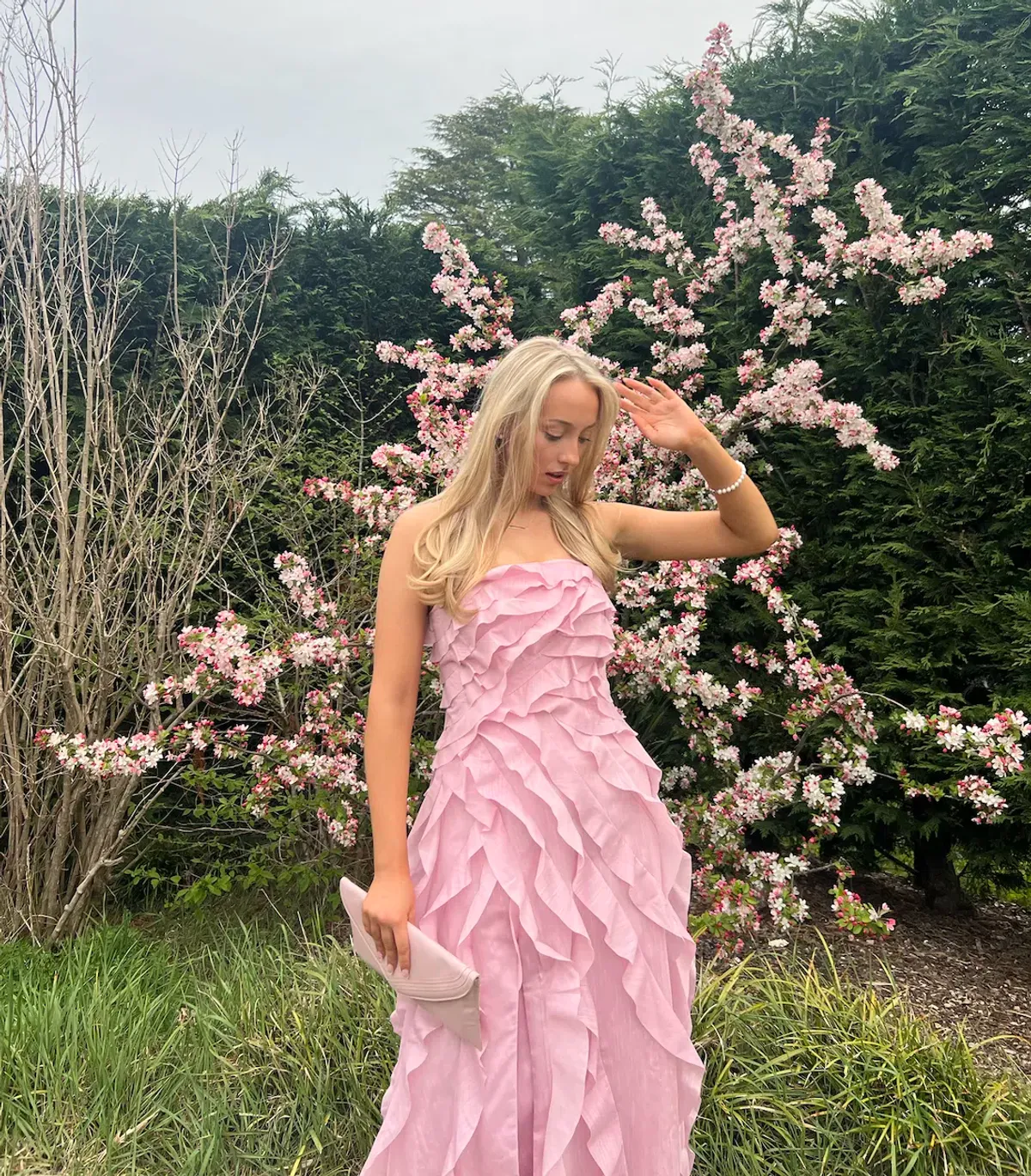  AJE Allairie Gown in Pink, Size 8 🪷 - Image 2