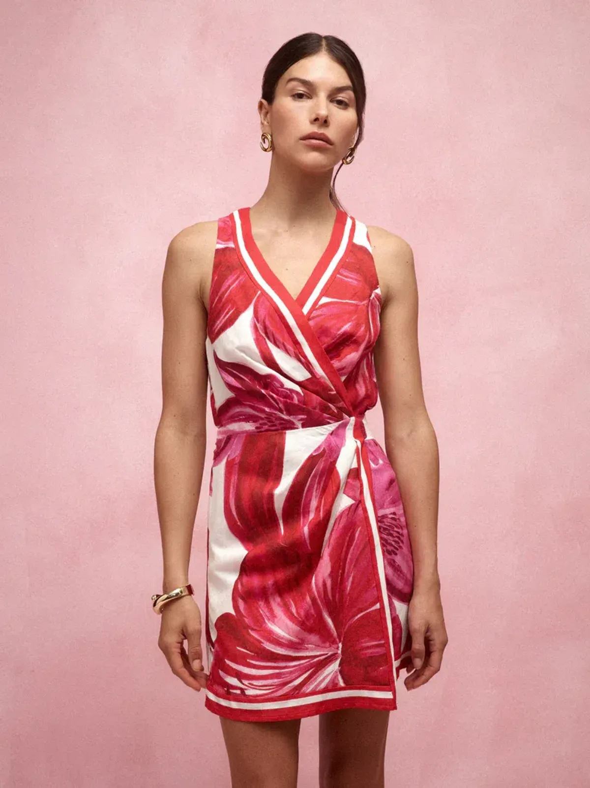 Sheike Antigua Mini Wrap Dress  Size 8 - Image 1