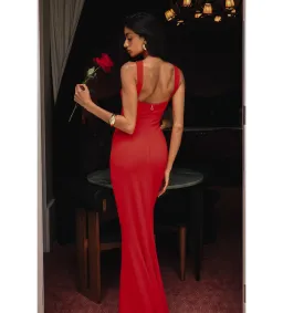 Nookie Viva 2 Way Gown in Cherry Size XS/AU6 for rent on The Volte - image 4