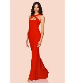 Nookie Viva 2 Way Gown in Cherry Size S/AU8 for rent on The Volte - image 3