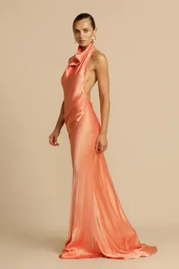 ARCINA ORI GAIA DRESS PAPAYA SIZE 10 (M) for rent on The Volte - image 1