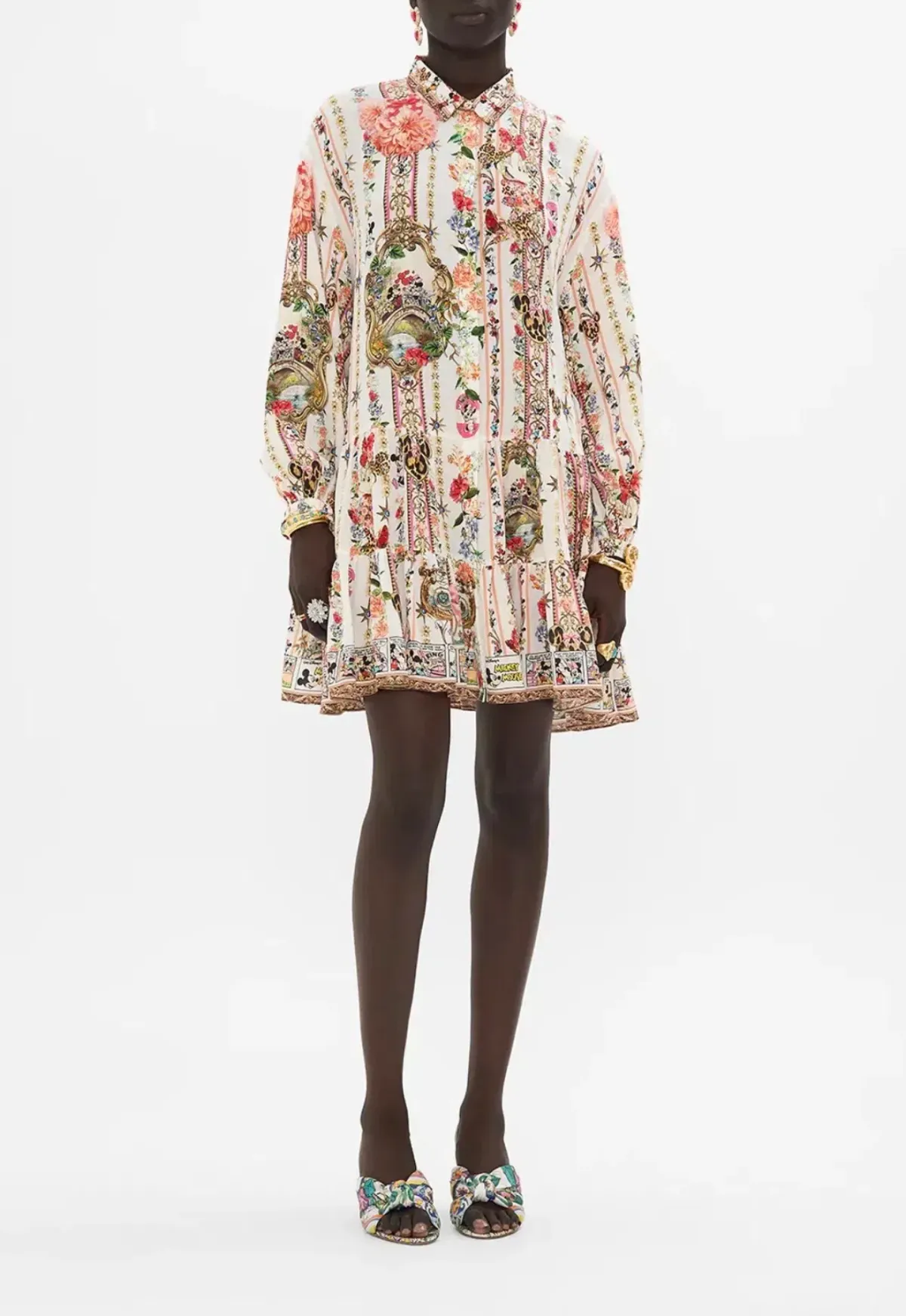 CAMILLA TIERED SHIRT MINNIE DRESS MINNIE MAGIC FOREVER SIZE M - Image 3