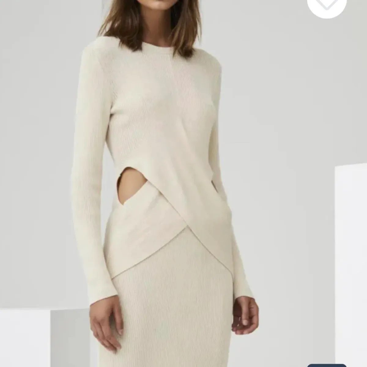 SIR Celina knit drape dress size S - Image 1