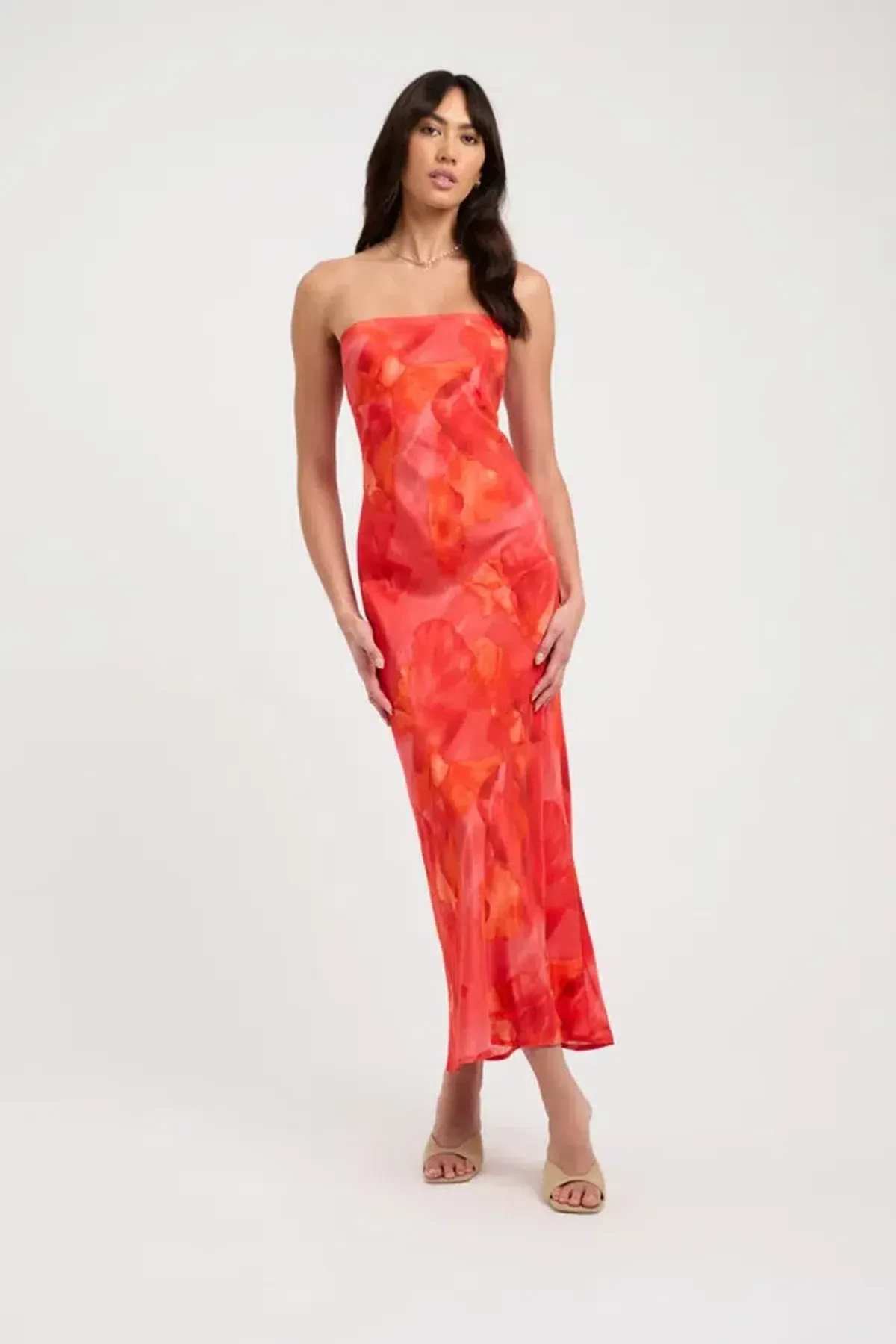 Kookai Zya Slip Dress - Coral Red - XS - Image 1