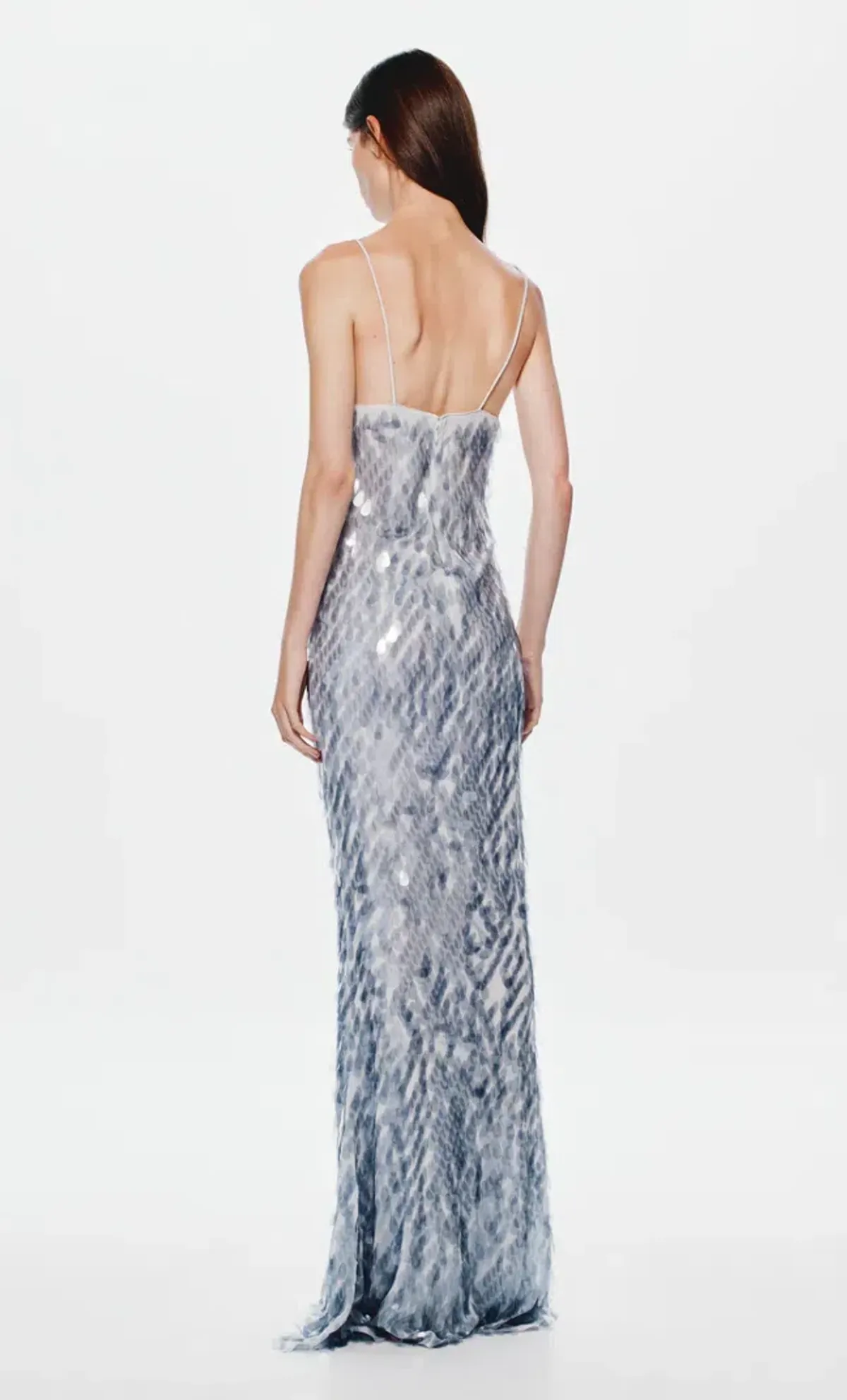 Misha | Sapphire Gown (Dove Grey) - Image 2