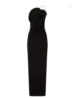 BNWT Christopher Esber Black Wave Coil Dress - Size 8 AU for rent on The Volte - image 5