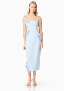 Elliat Chantelle 3d midi blue size L for rent on The Volte - image 3