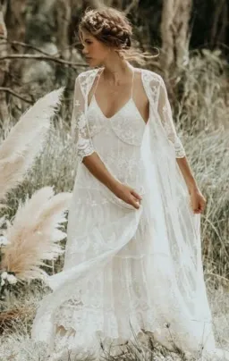 Spell Canyon Moon Mesh Gown for rent on The Volte - image 1