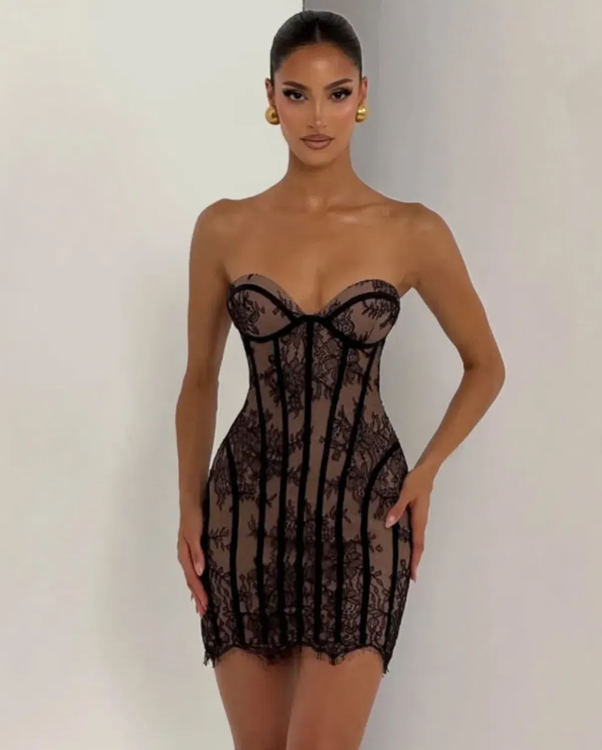 Babyboo Sian Mini Dress Black 6 - Image 1