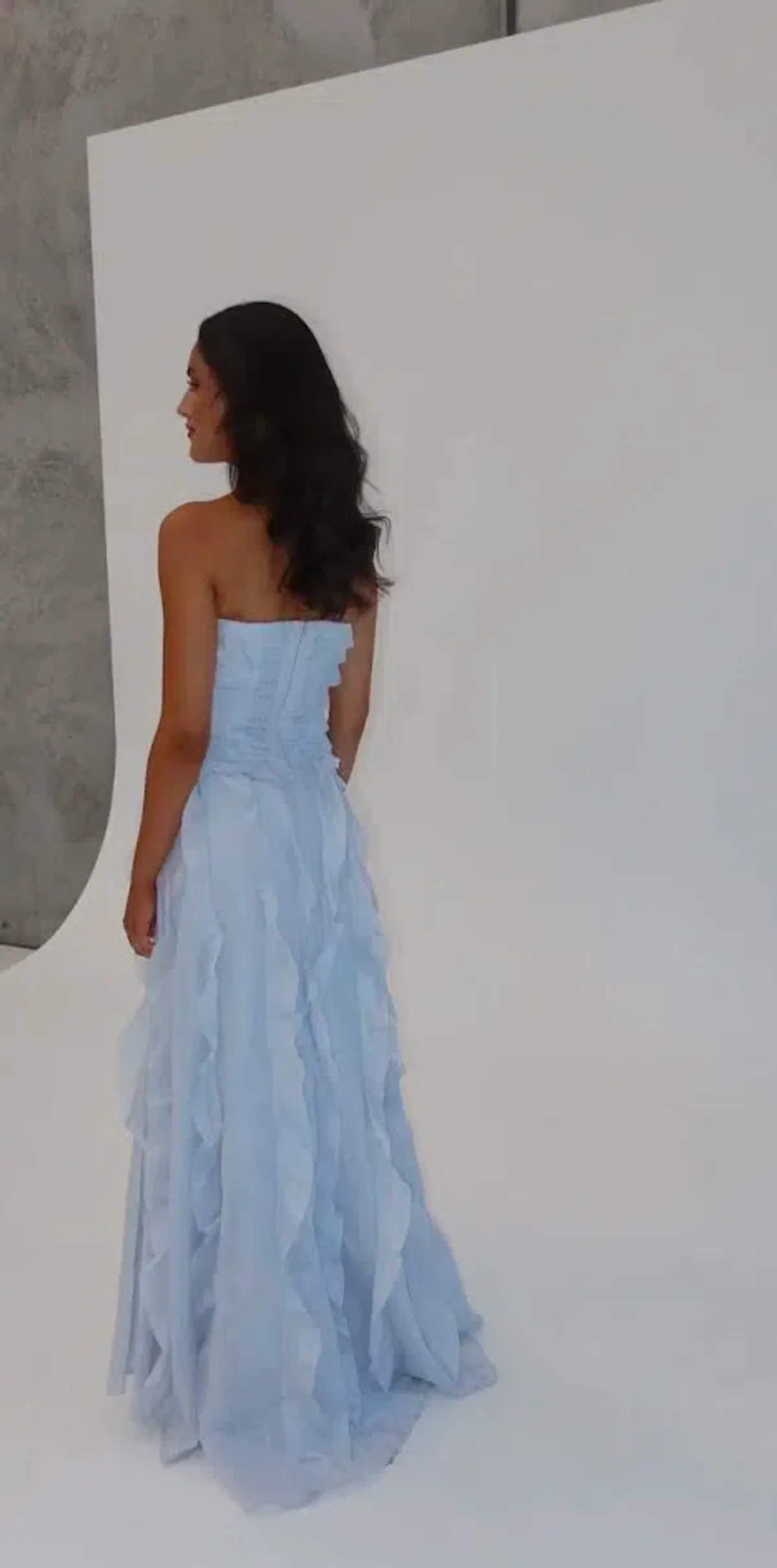 🩵 Aje ALLAIRIE GOWN in Pastel Blue - Size 10 AU 🩵 Ruffled Tiered Maxi Dress 🩵 - Image 4