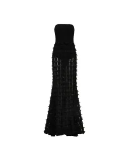 🖤 REBECCA VALLANCE Cherie Amour Gown – Black – Size 10 AU - Embellished Formal Maxi Dress 🖤 for rent on The Volte - image 8