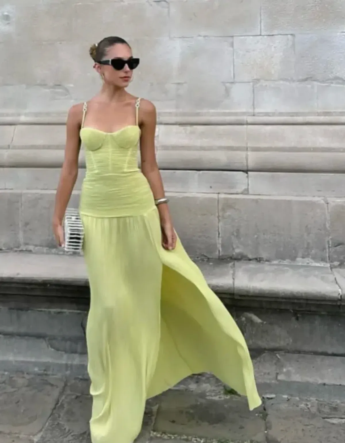 MANNING CARTELL DOUBLE TIME PLEAT DRESS in Pistachio AU 12 - Image 5