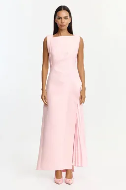 Acler Limosa Maxi Dress; Fairy Floss pink; size 8 for rent on The Volte - image 1